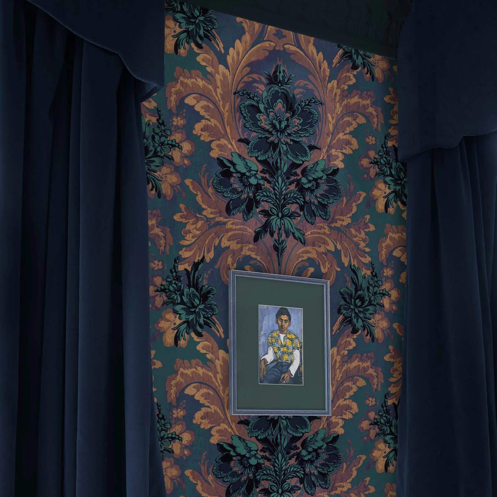 AMARANTHA Wallpaper - Ink - Image 3