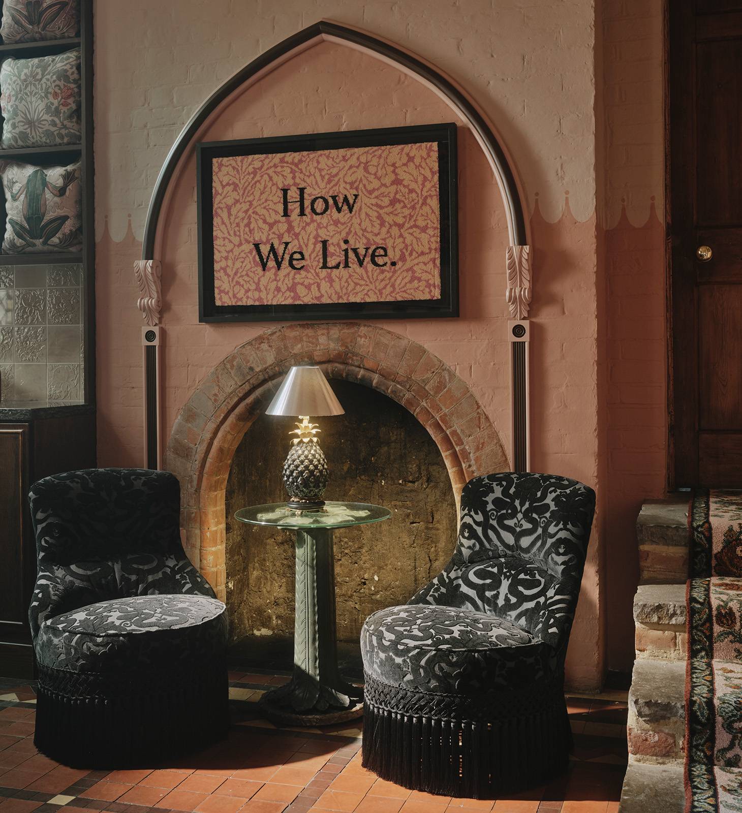 ANACONDA Cut-Velvet - Noir - Image 5