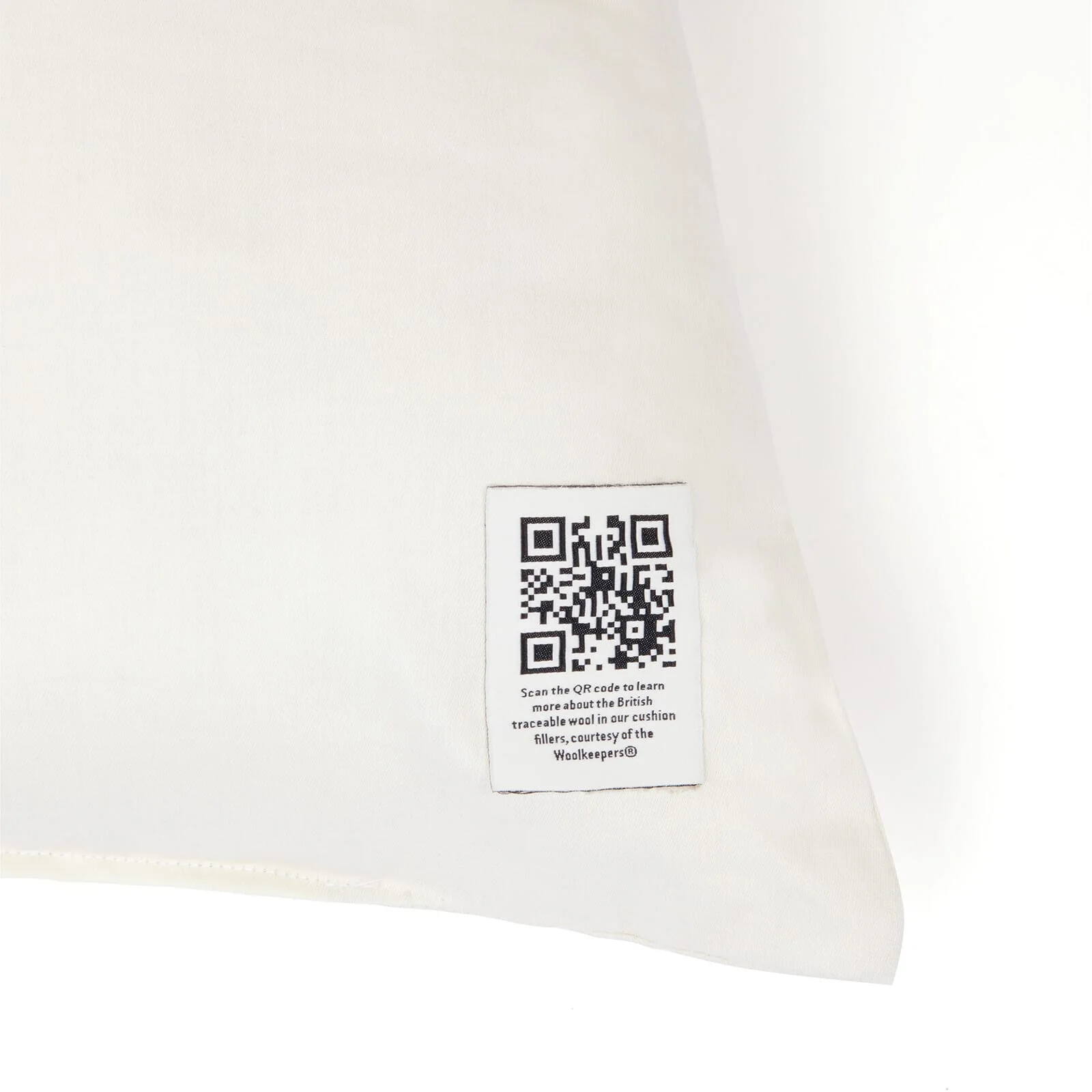 ANACONDA Medium Cut-Velvet Cushion - Dusky Pink - Image 4