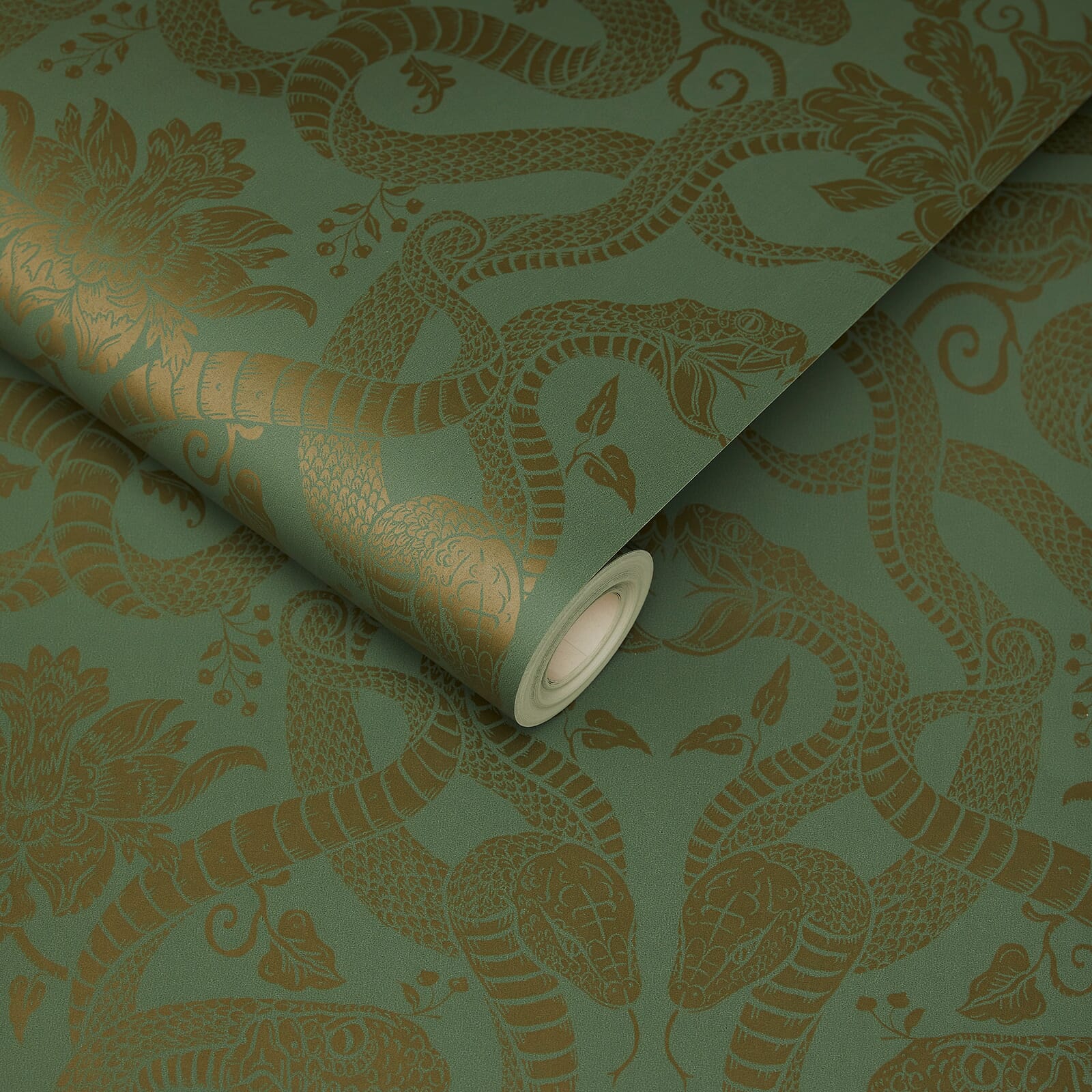 ANACONDA Traditional Wallpaper - Eucalyptus - Image 3