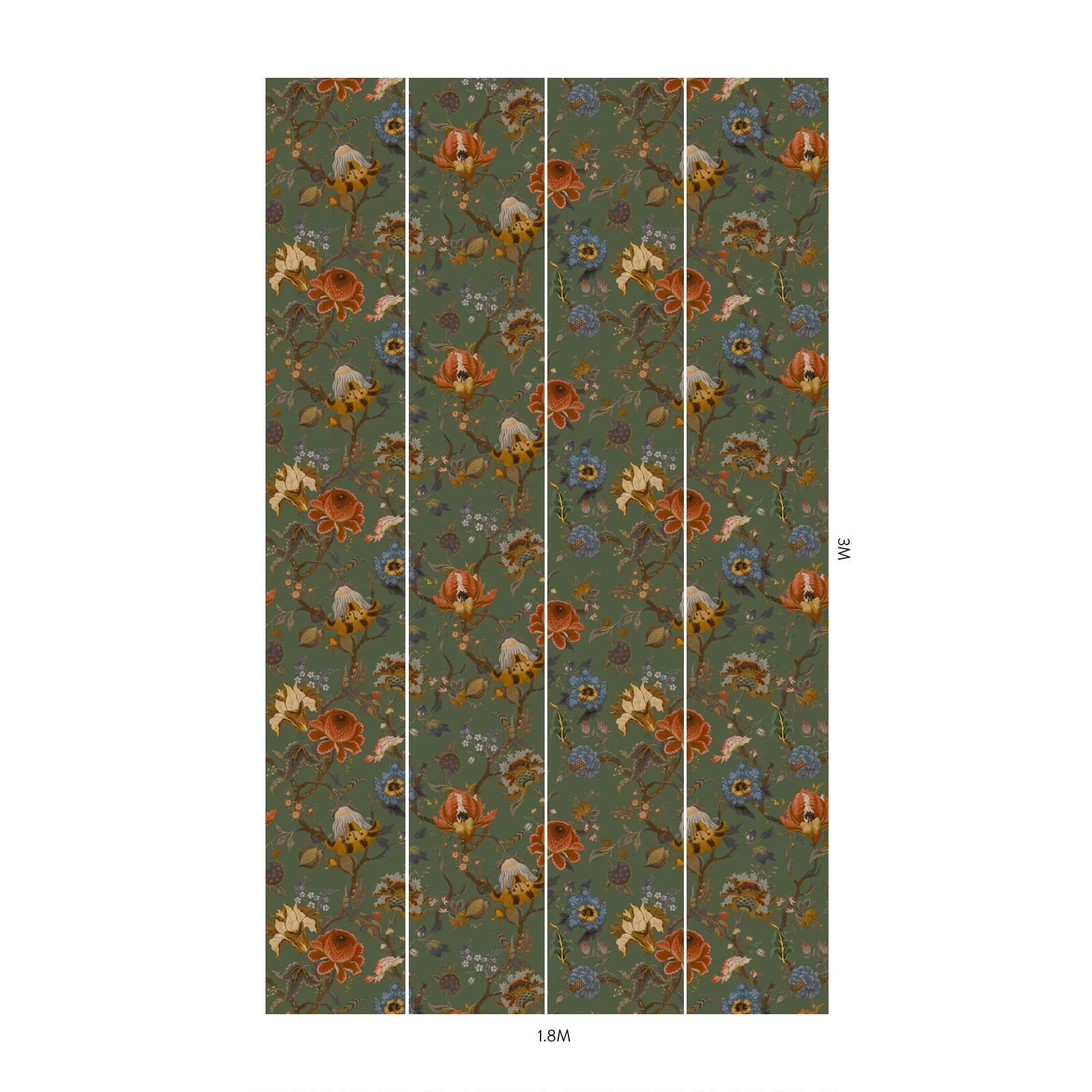 ARTEMIS Wallpaper - Moss Green - Image 5