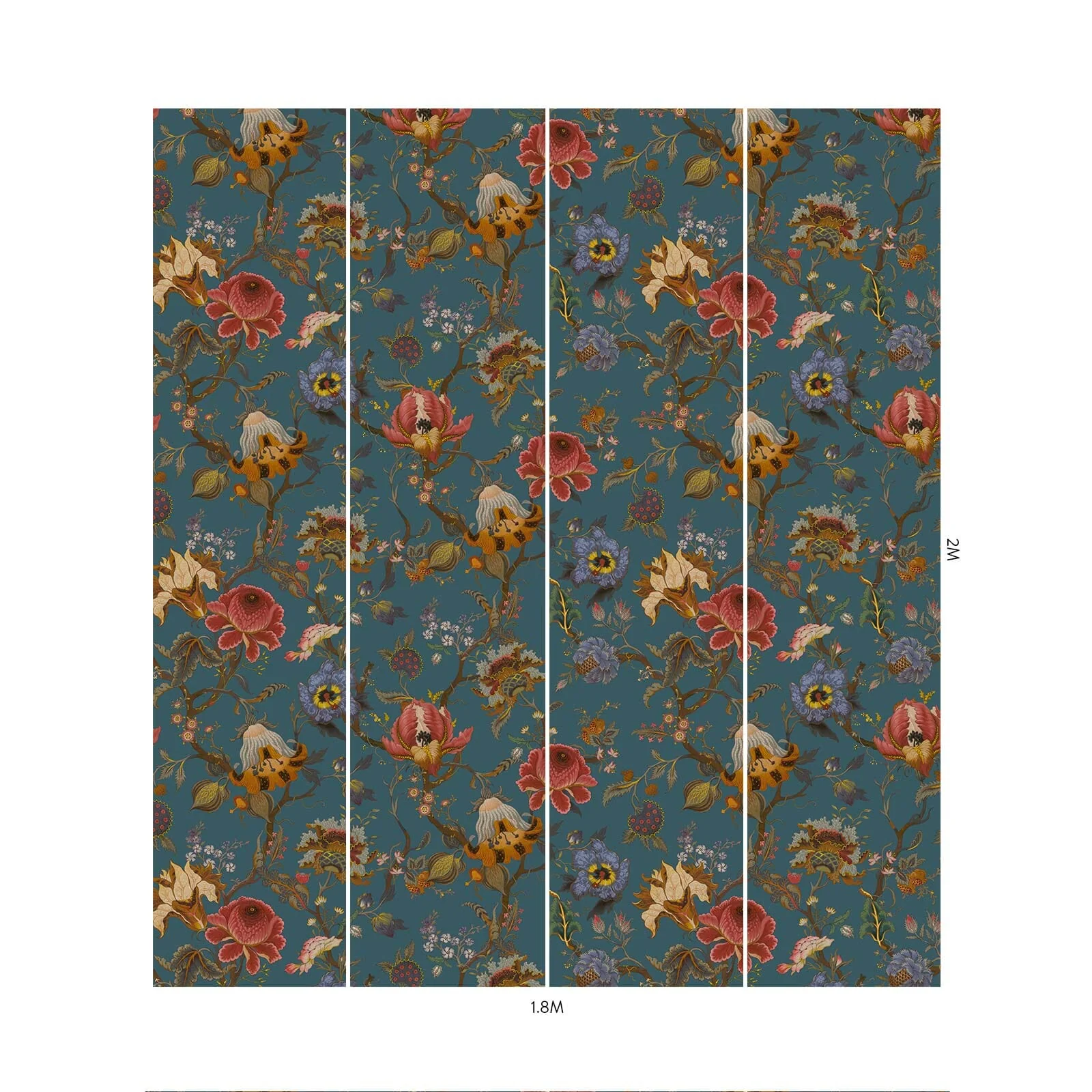 ARTEMIS Wallpaper - Petrol - Image 4