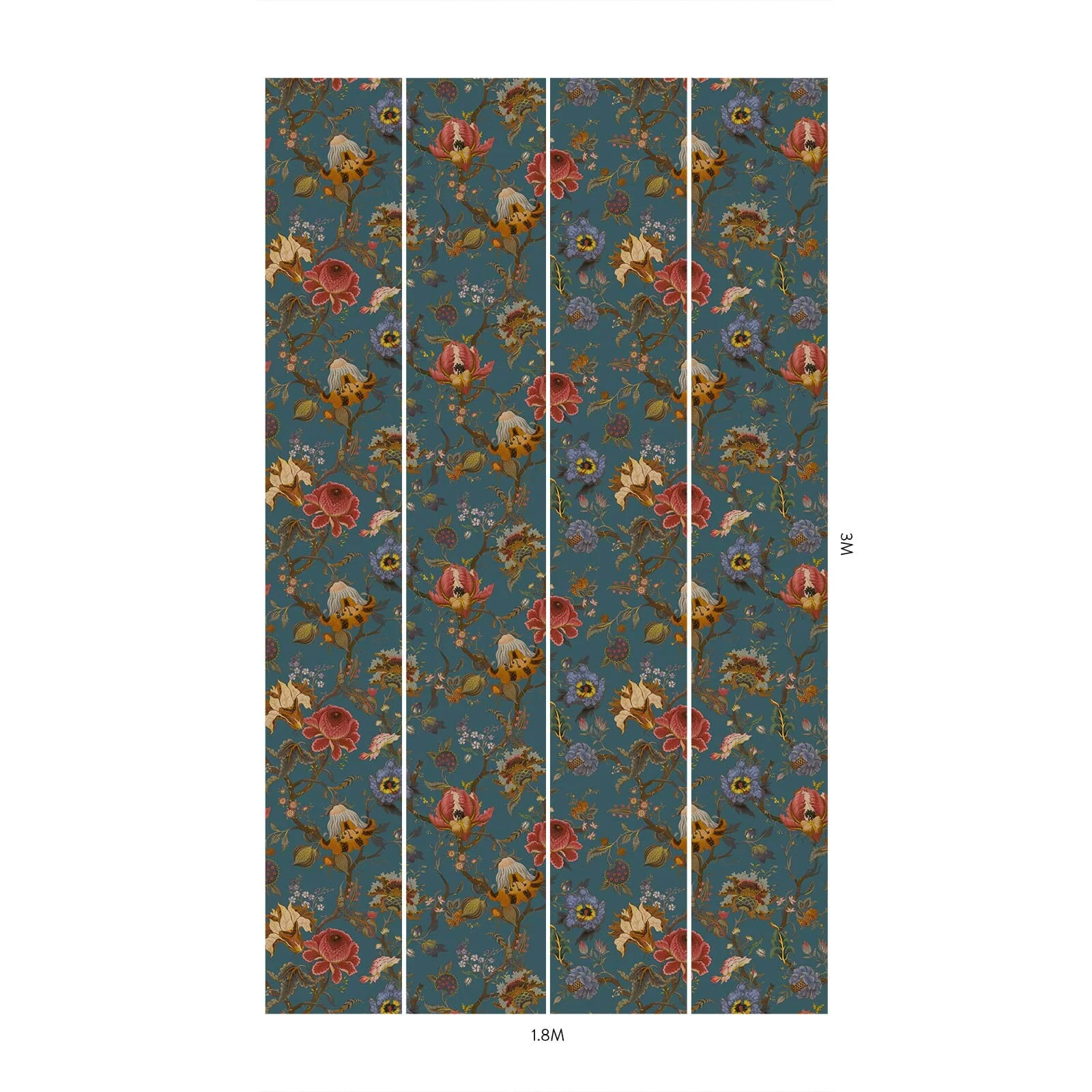 ARTEMIS Wallpaper - Petrol - Image 5