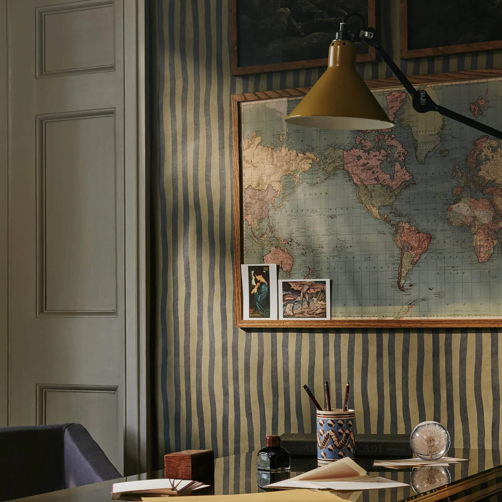 ARTIST'S STRIPE Wallpaper - Laurustine & Galaxias - Image 7