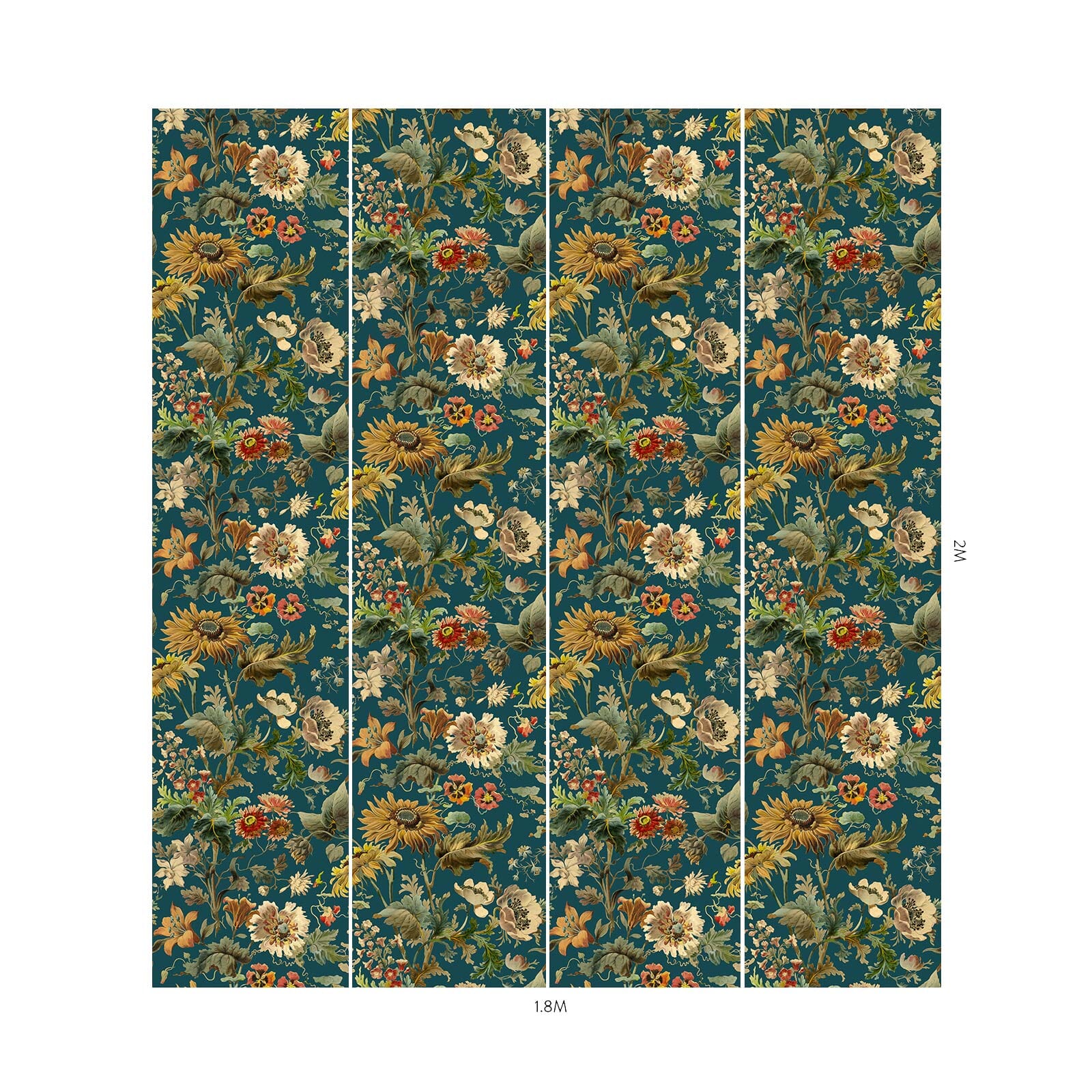 AVALON Wallpaper - Petrol - Image 4