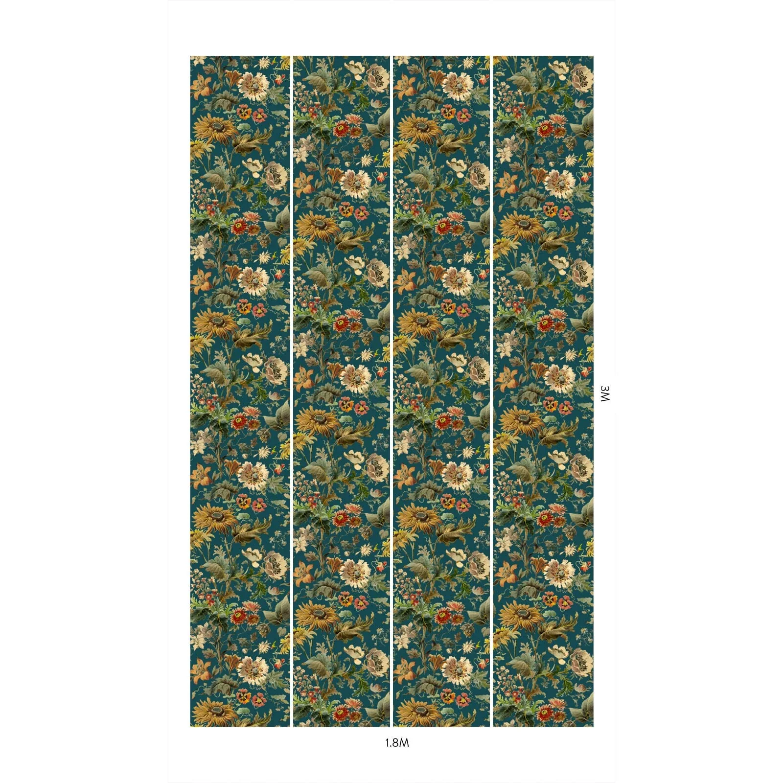 AVALON Wallpaper - Petrol - Image 5