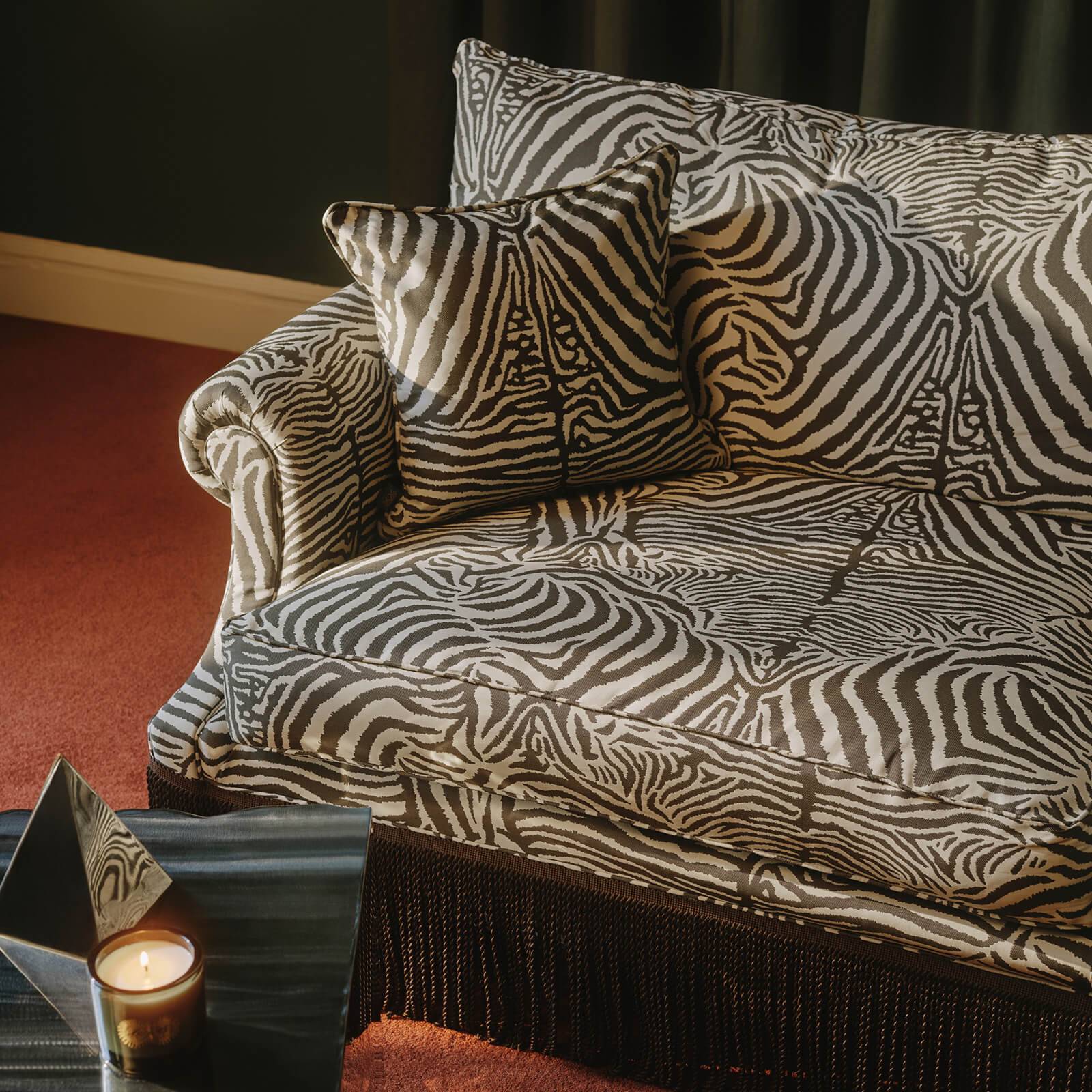 EQUUS Jacquard Medium Cushion - Cocoa - Image 4