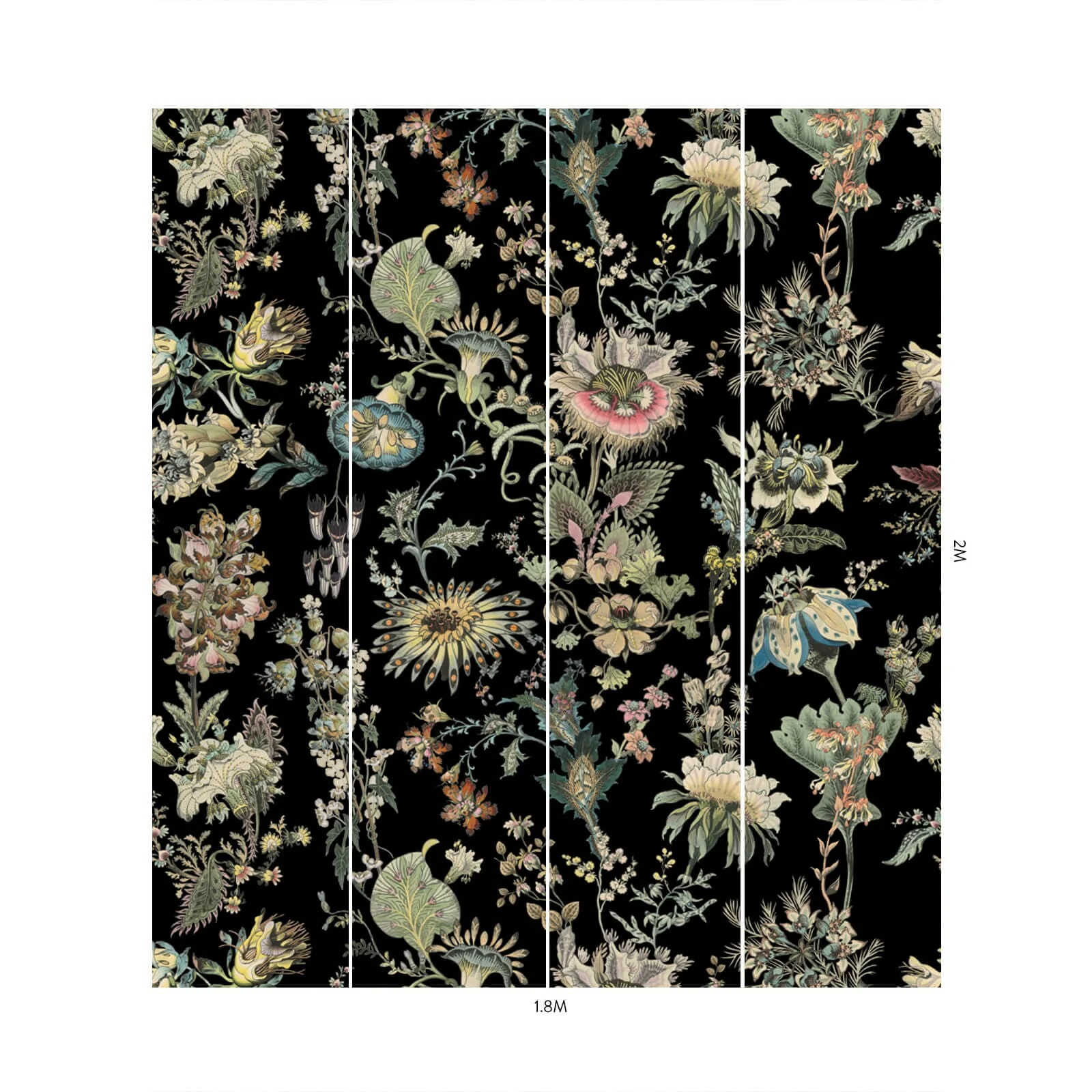 FLORA FANTASIA Wallpaper - Noir - Image 5