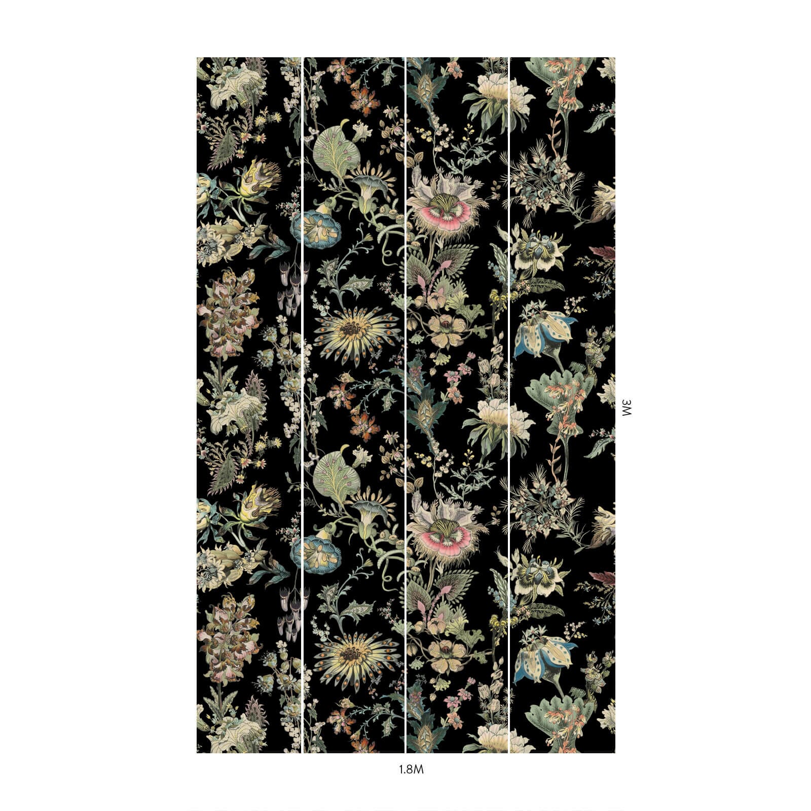 FLORA FANTASIA Wallpaper - Noir - Image 6
