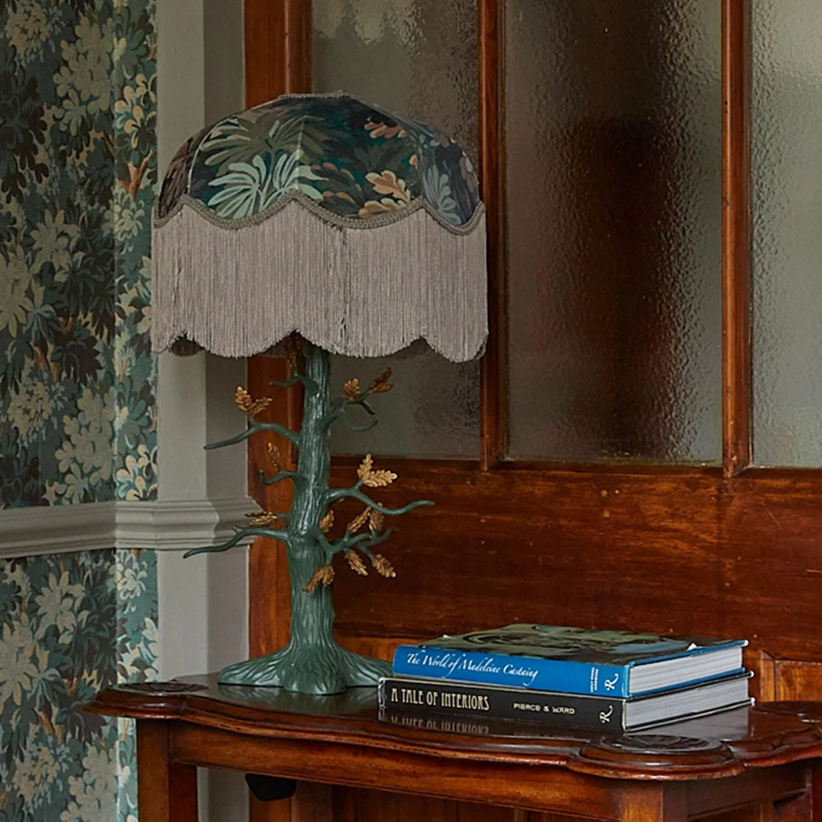 FORIS Velvet Tilia Lampshade - Cerulean - Image 3