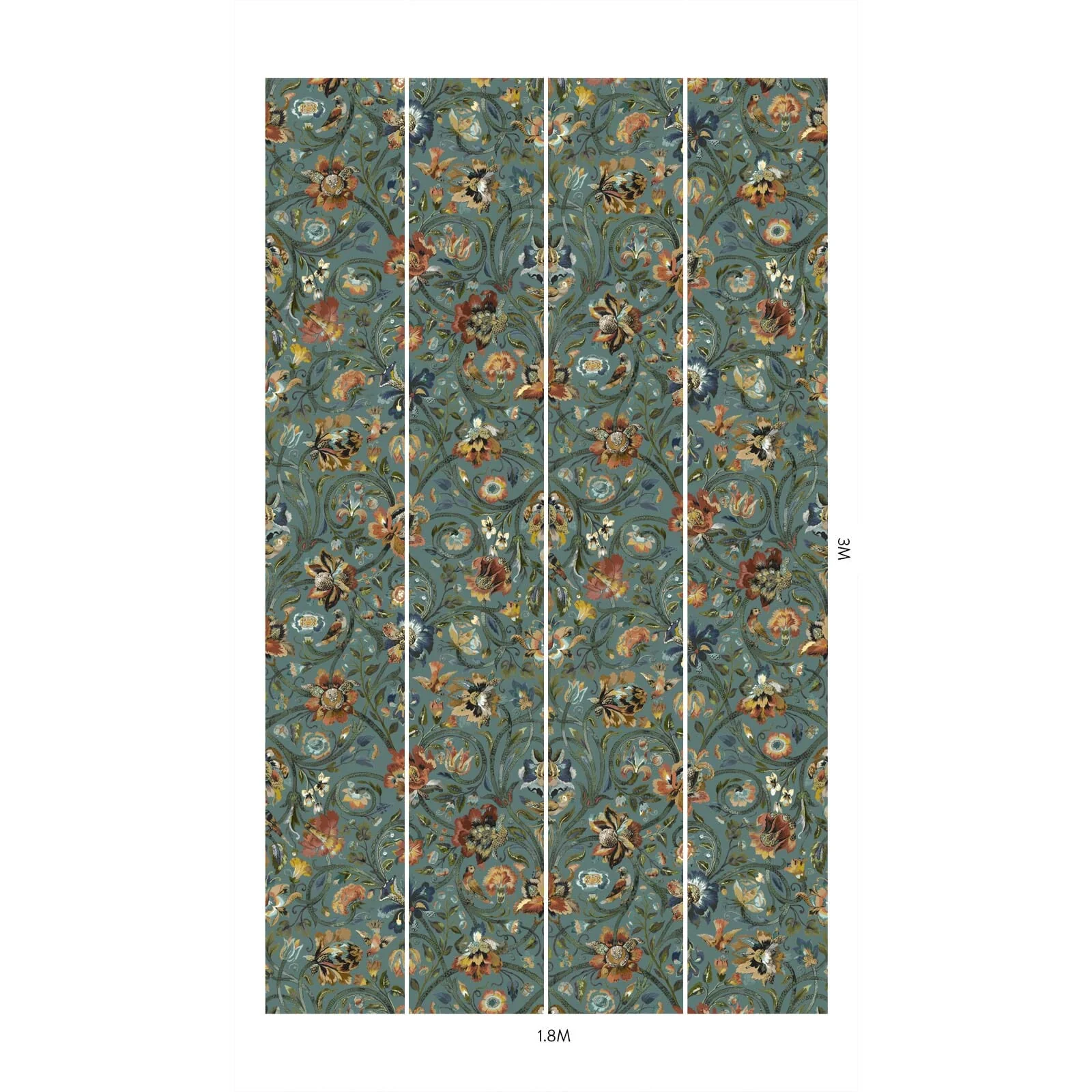 GAIA Wallpaper - Prussian Blue - Image 5