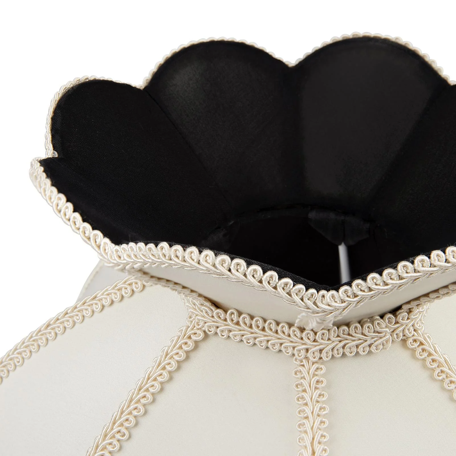 GALANTHUS Silk Table Lampshades - Ecru - Image 4