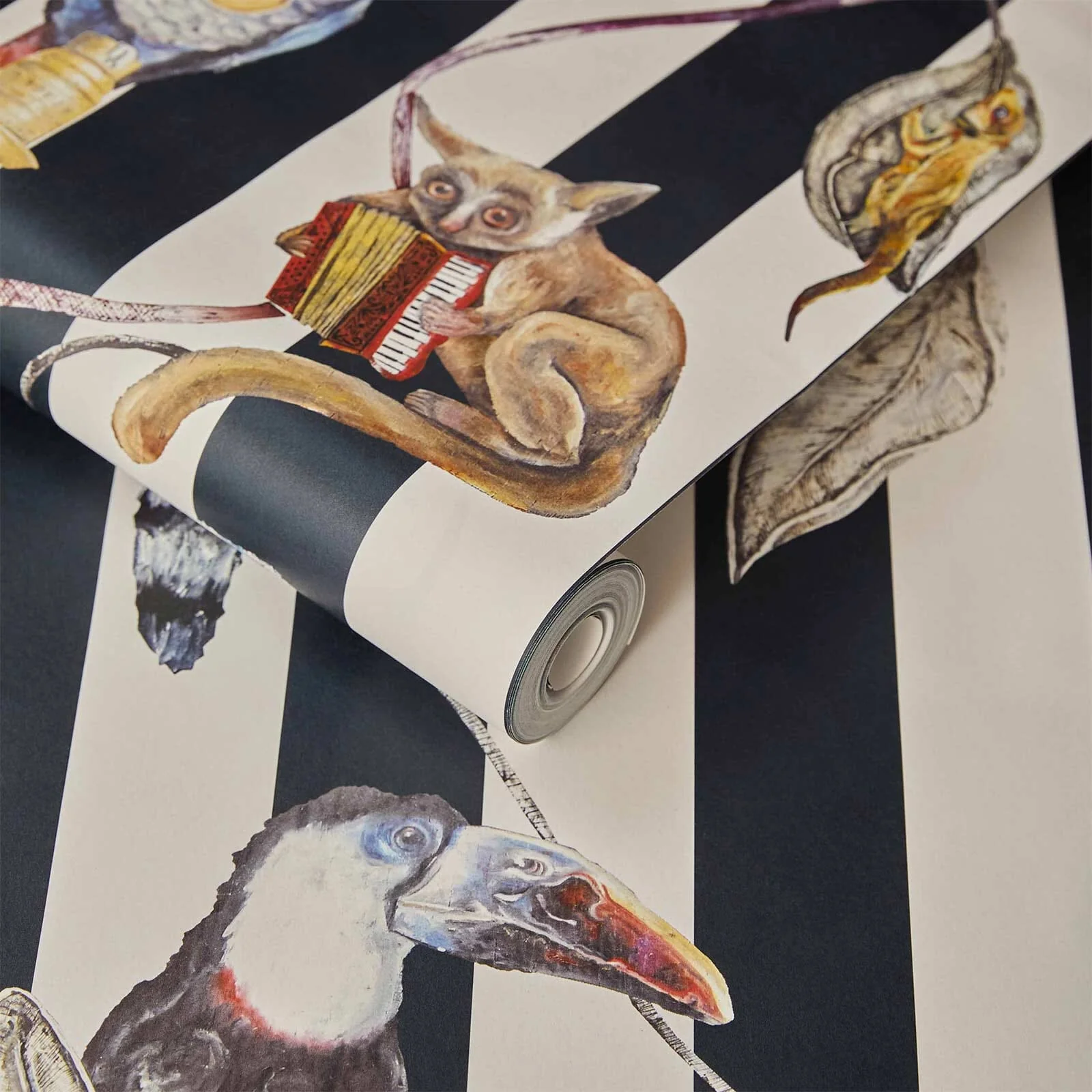 HACKNEY EMPIRE Wallpaper - Midnight Stripe - Image 4