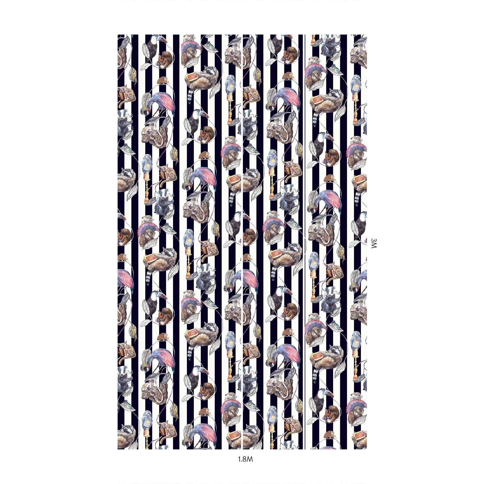 HACKNEY EMPIRE Wallpaper - Midnight Stripe - Image 6