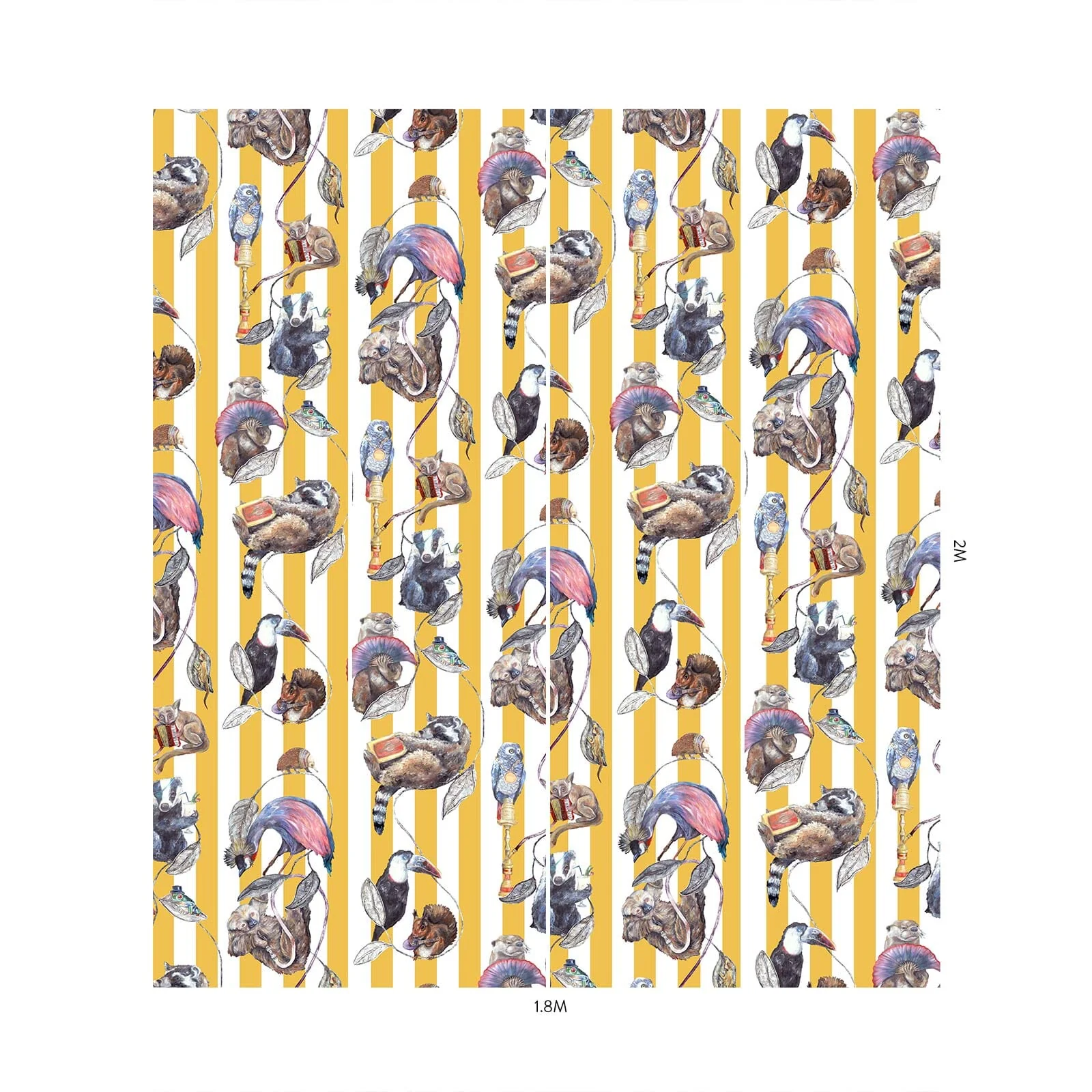 HACKNEY EMPIRE Wallpaper - Ochre Stripe - Image 4