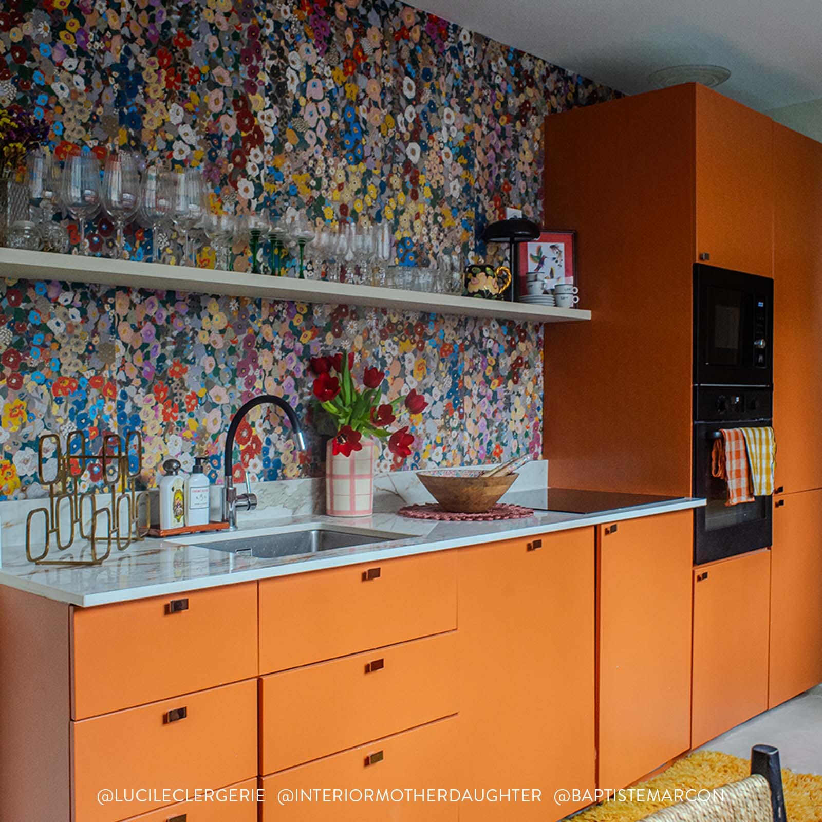 HOLLYHOCKS Wallpaper - Autumn - Image 7