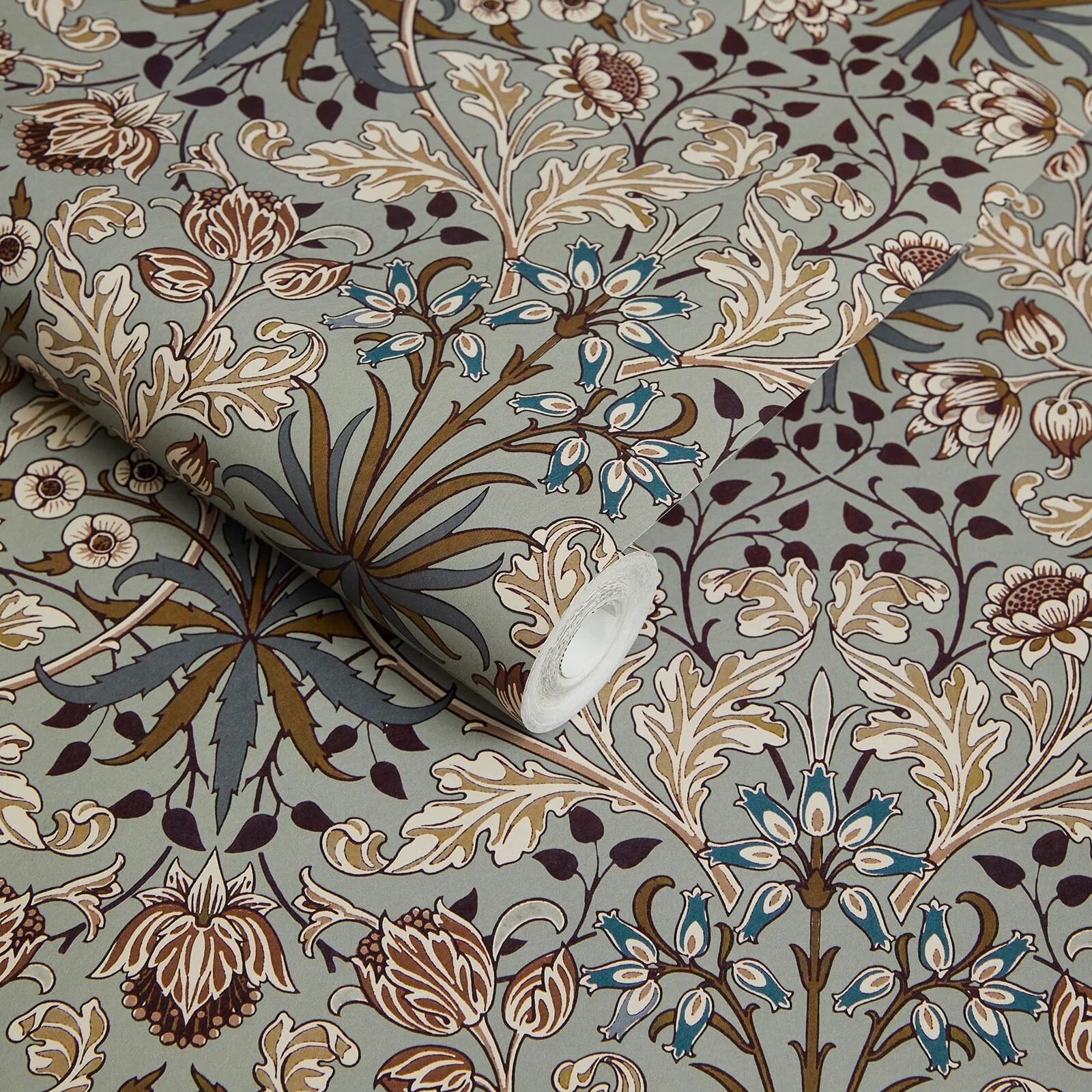 HYACINTH Wallpaper - Dove Grey - Image 4