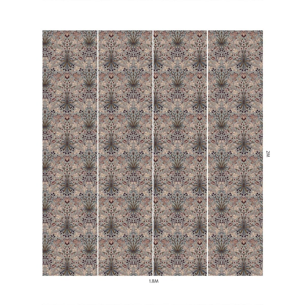 HYACINTH Wallpaper - Dove Grey - Image 5