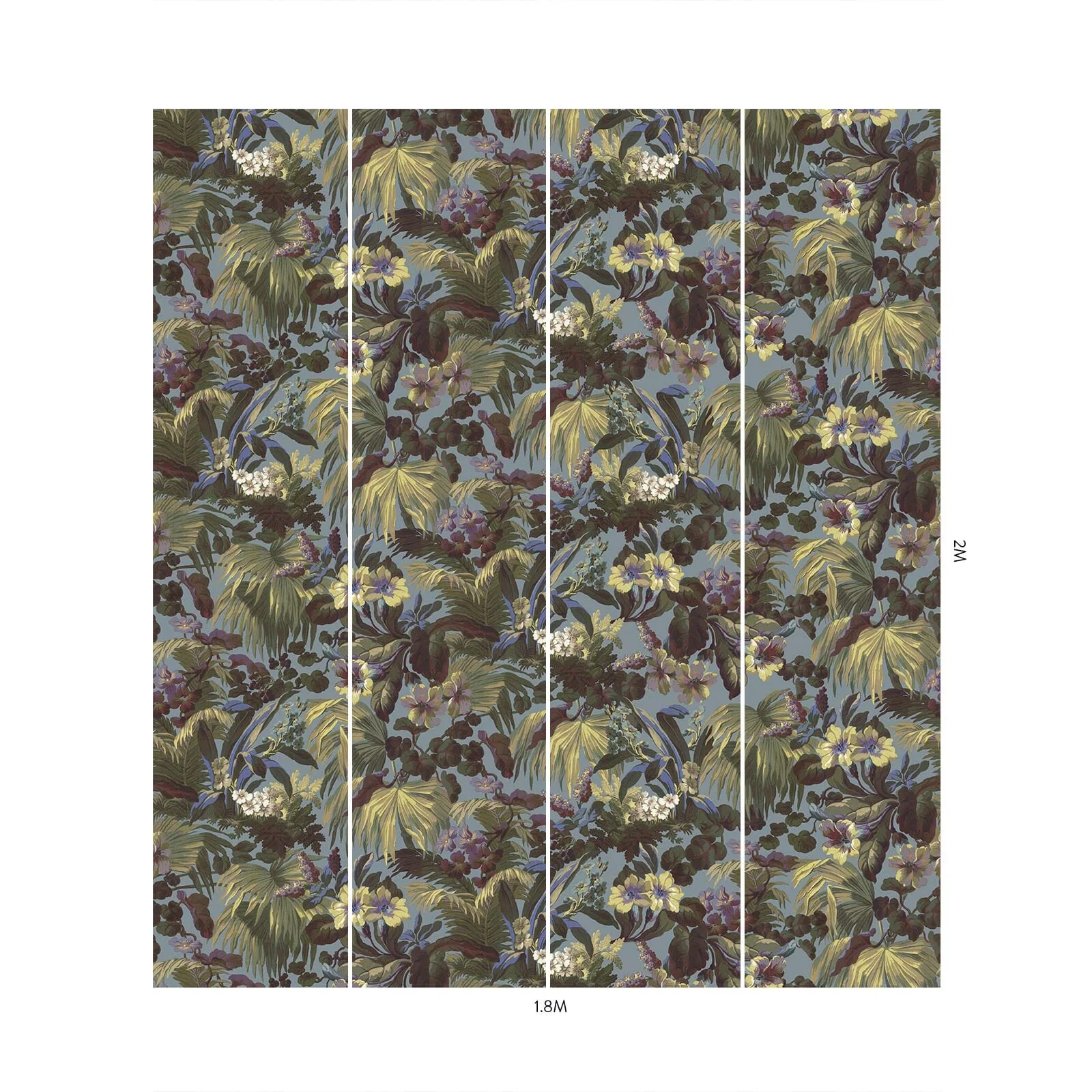 LIMERENCE Wallpaper - Indigo - Image 4