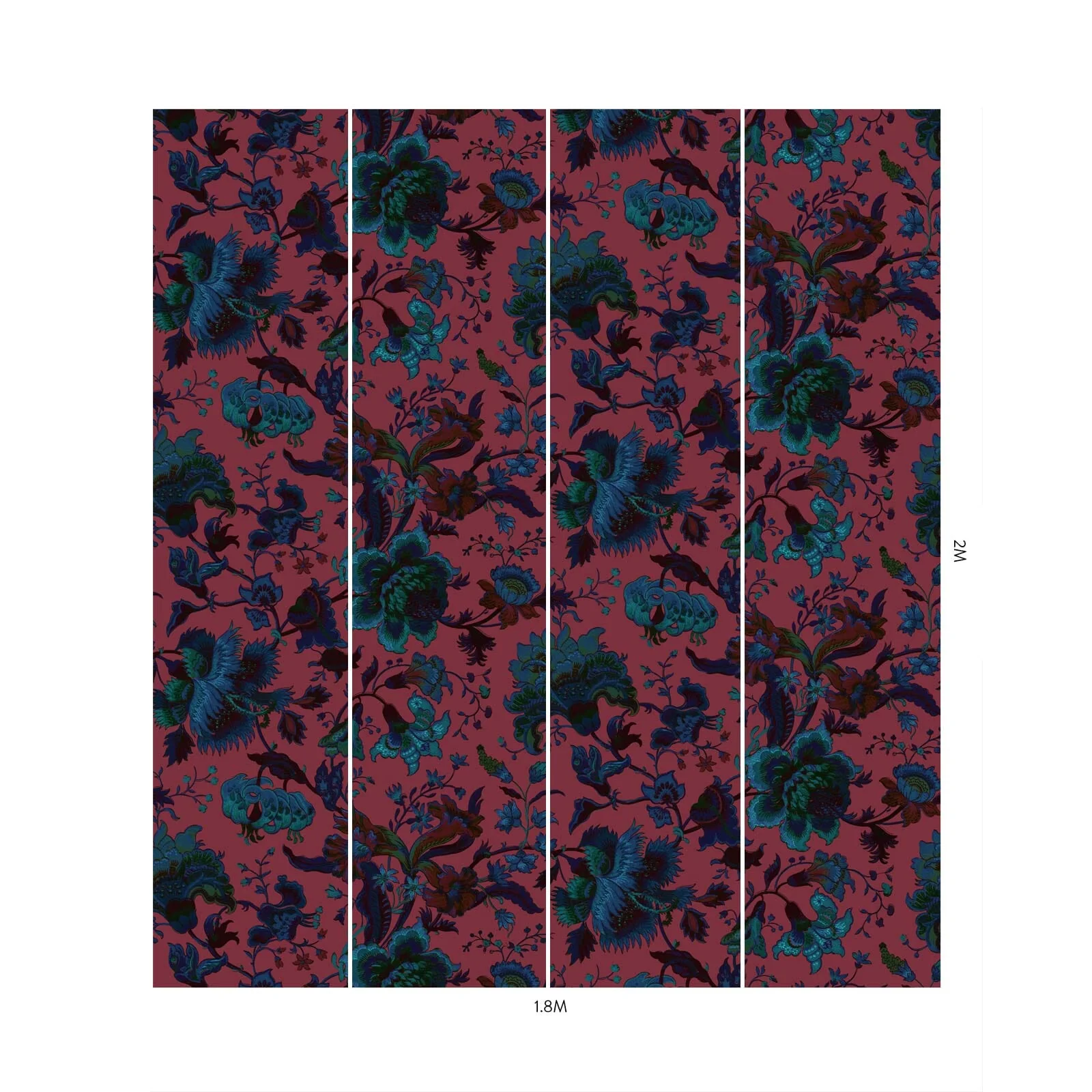 MAJORELLE Wallpaper - Viola Pink - Image 5