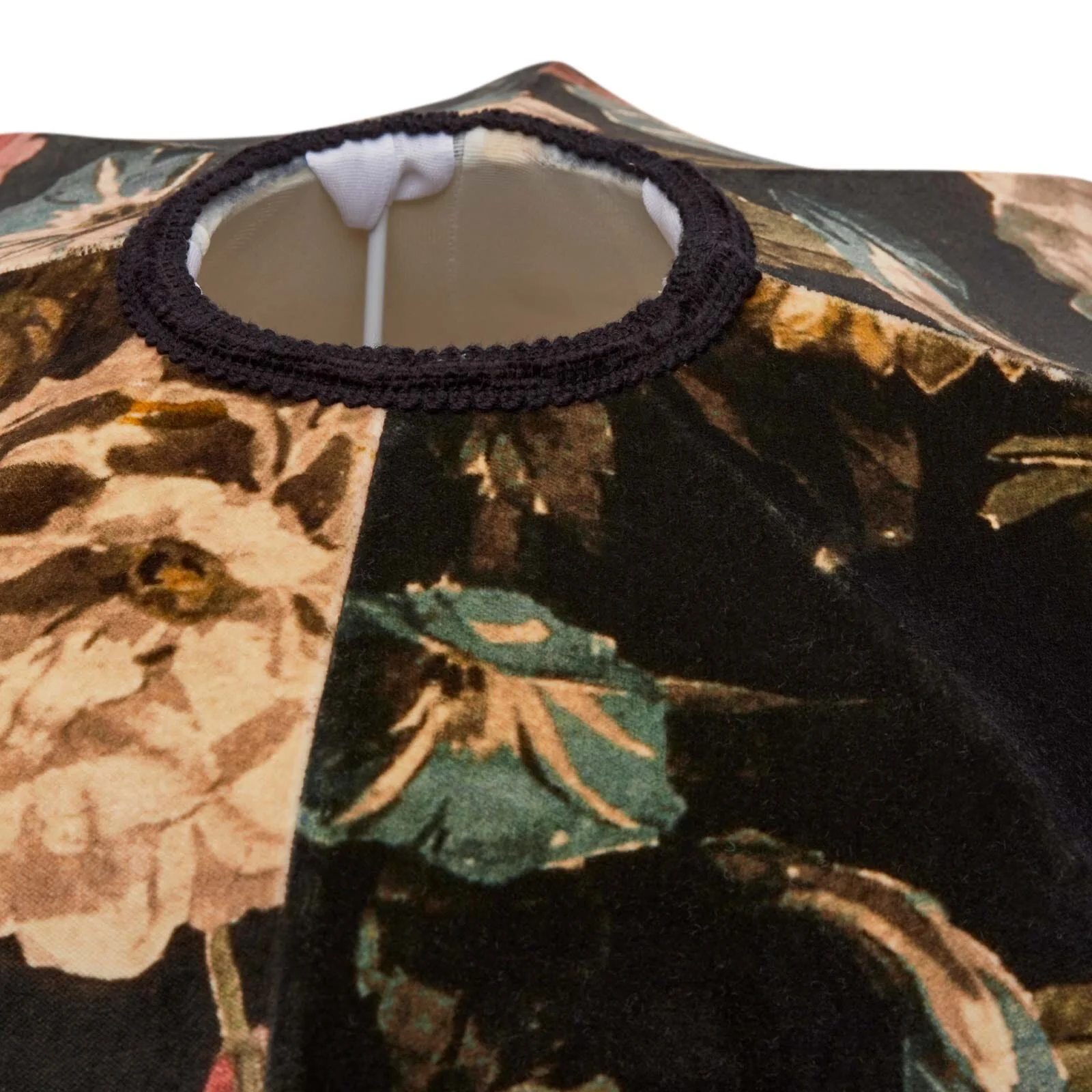 MIDNIGHT GARDEN Velvet Tilia Lampshade - Multi - Image 3