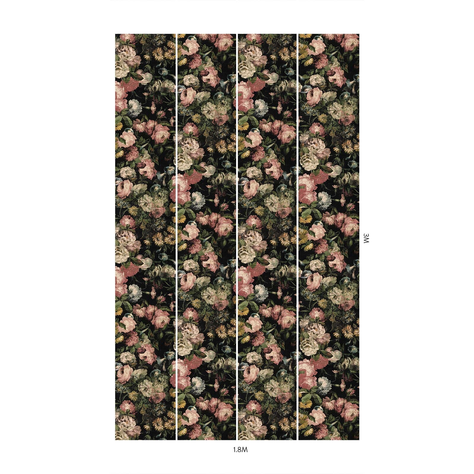 MIDNIGHT GARDEN Wallpaper - Multi - Image 6