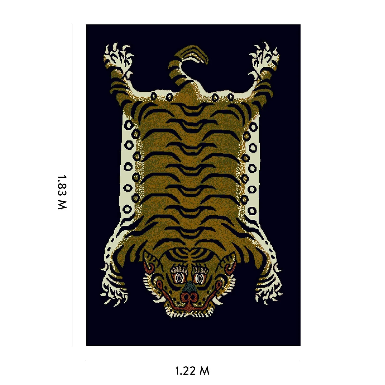 SABER Rug - Black - Image 5