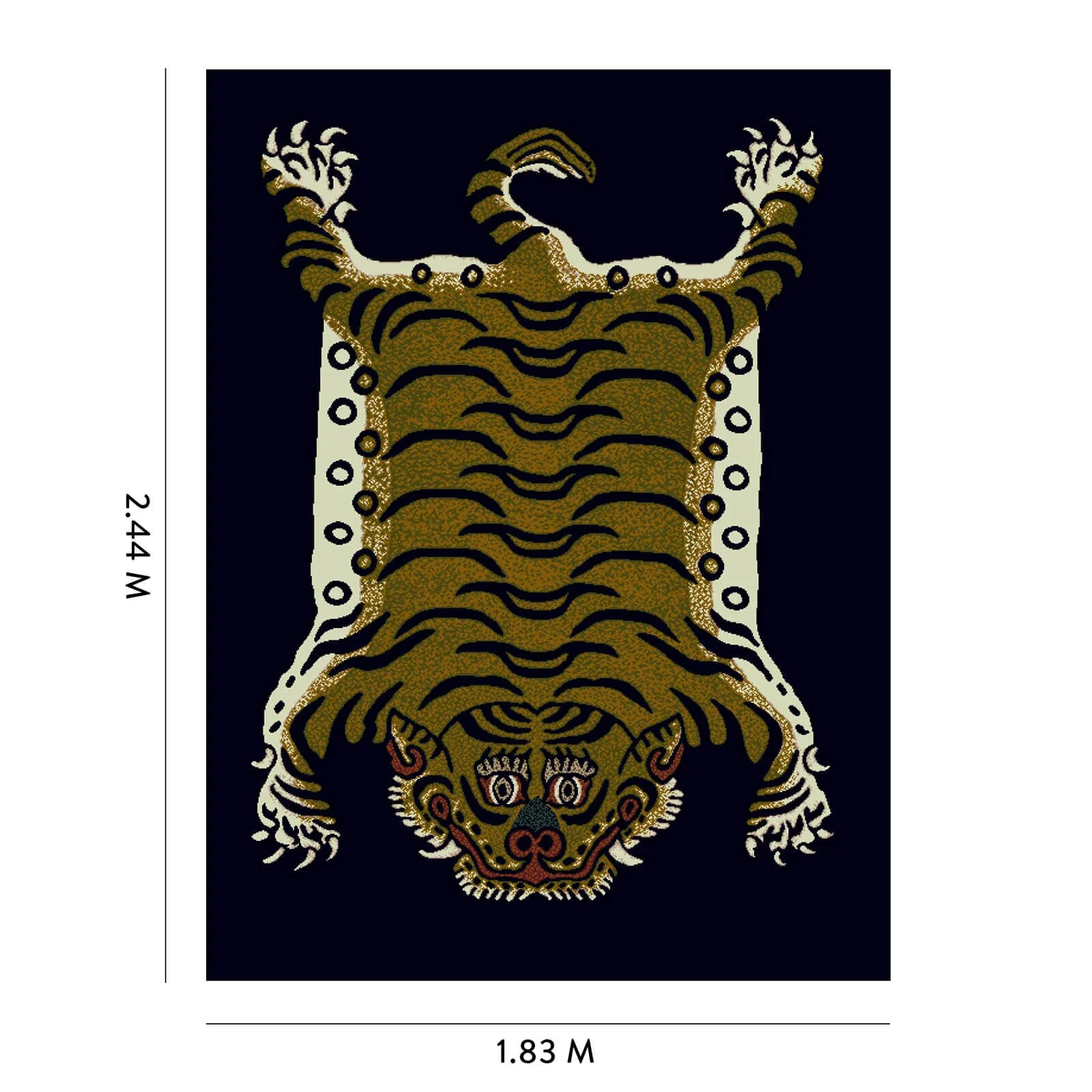 SABER Rug - Black - Image 6