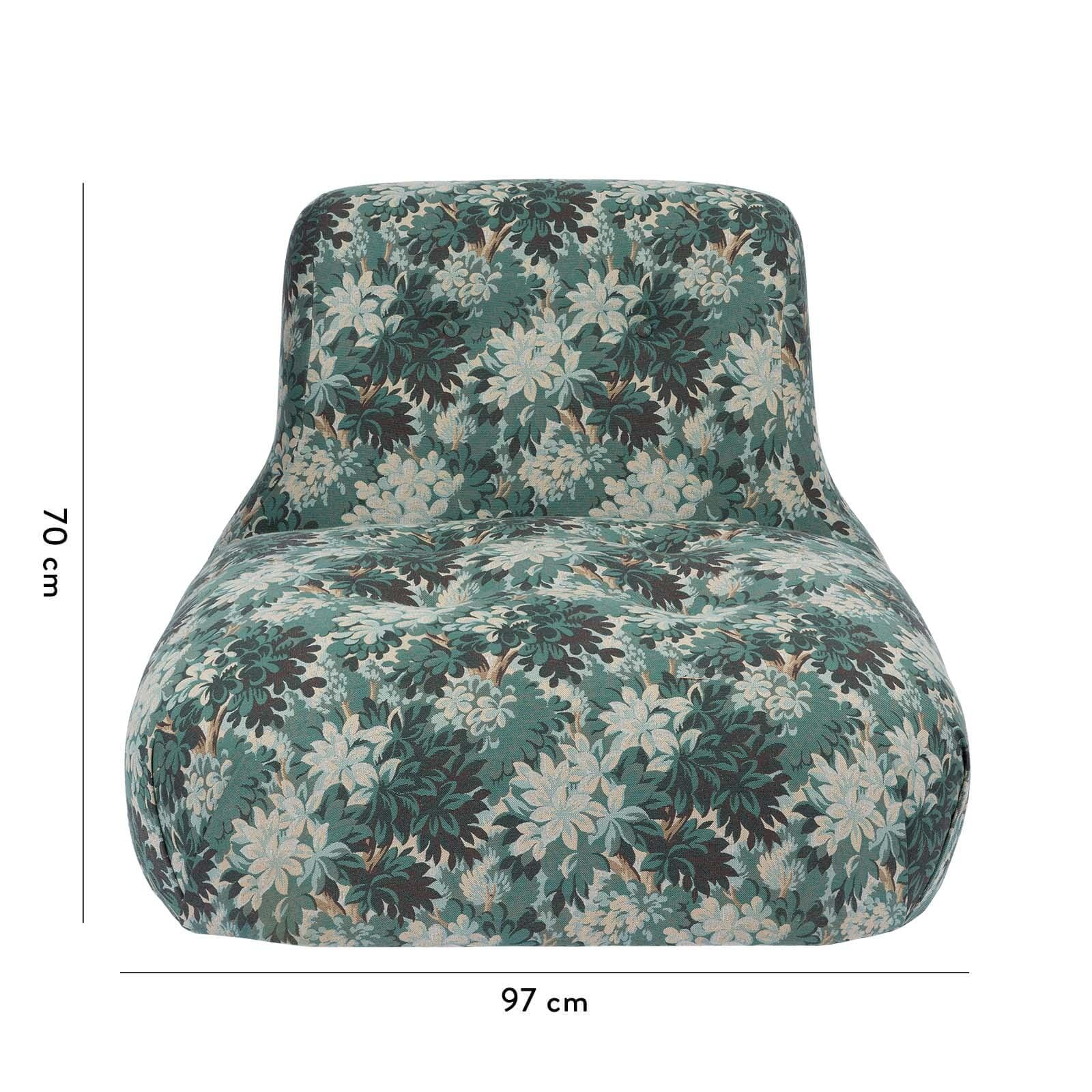 SILVA Jacquard Castle Chair - Cerulean - Image 3