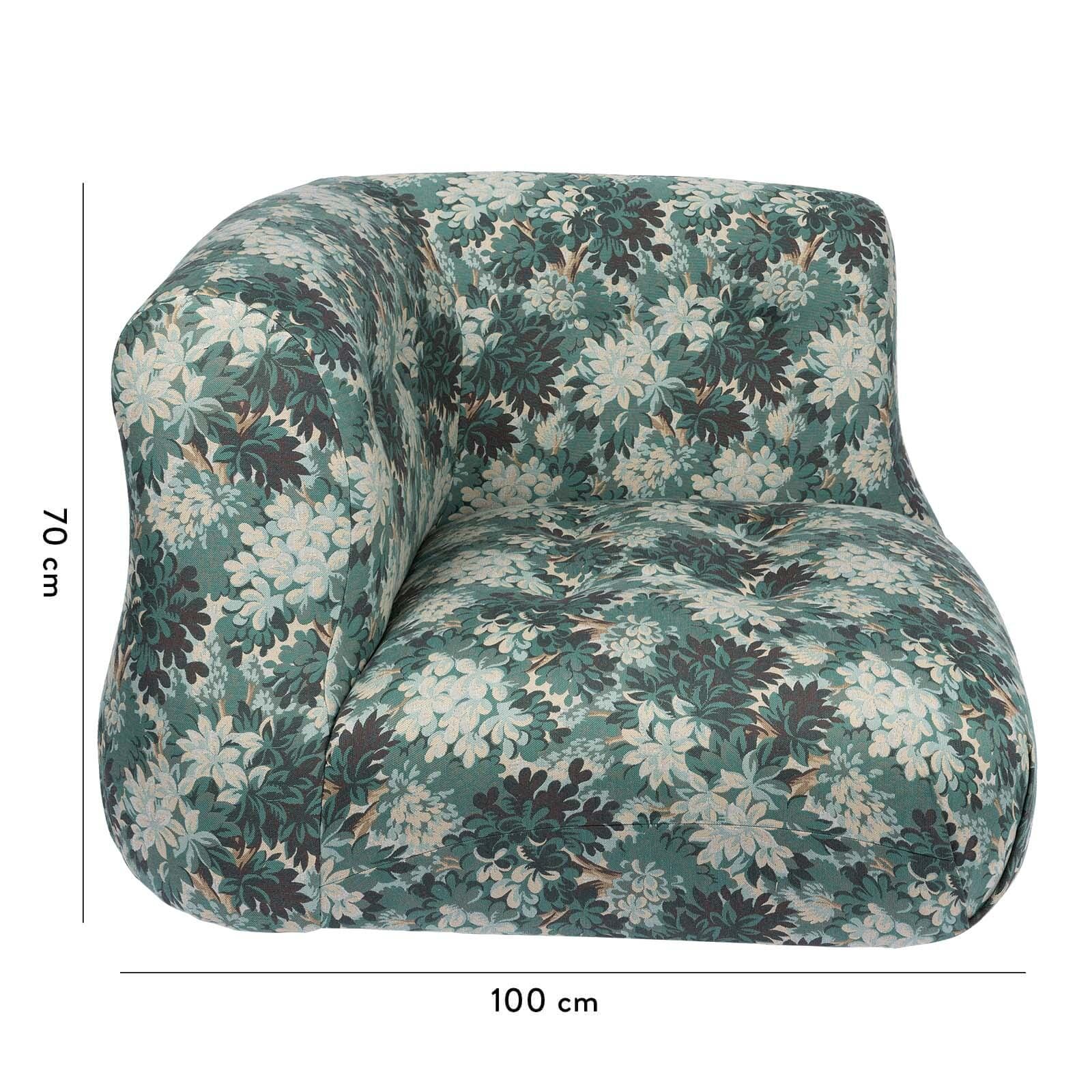 SILVA Jacquard Castle Chair Corner - Cerulean - Image 3