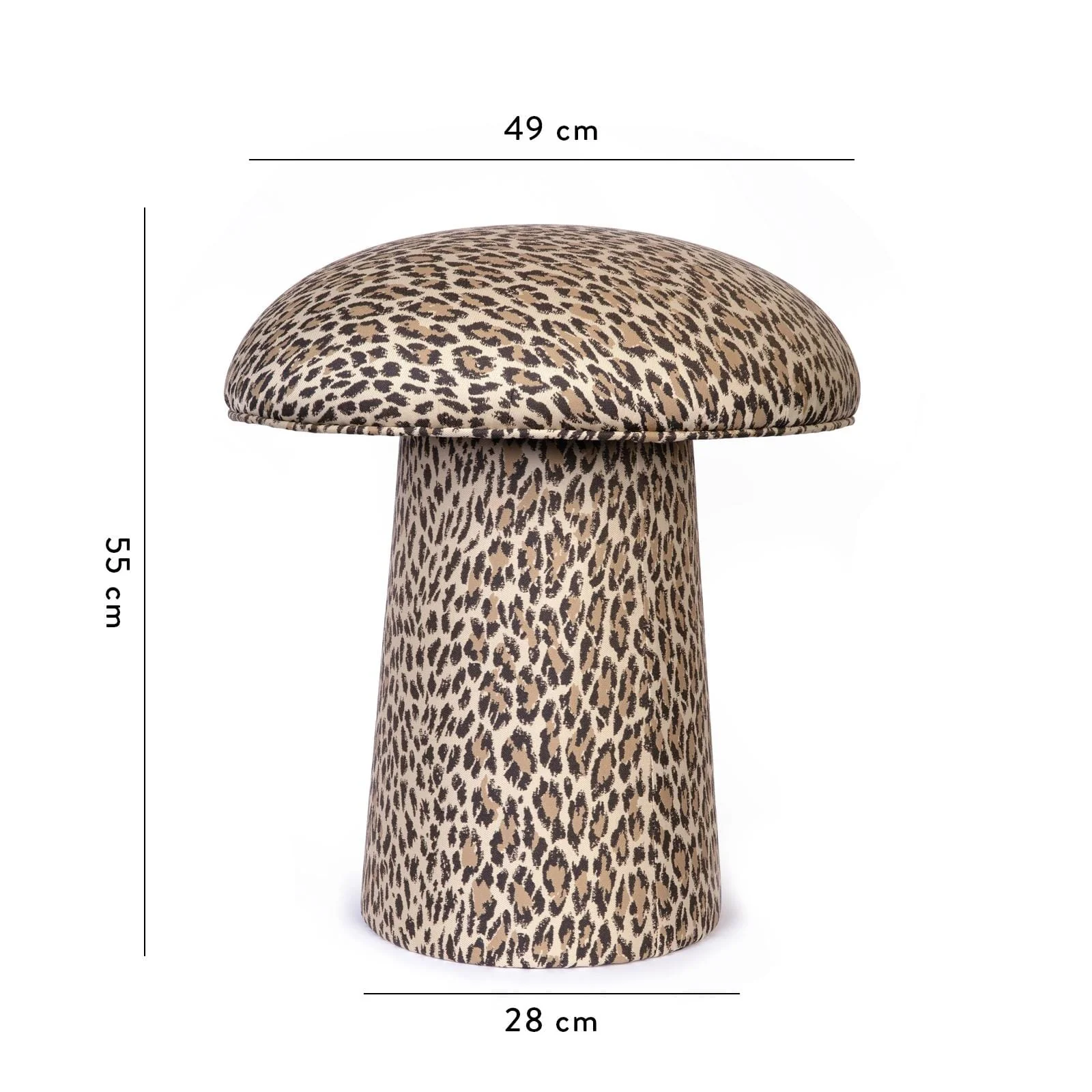WILD CARD Jacquard 'Toad' Stool Medium - Butterscotch - Image 3
