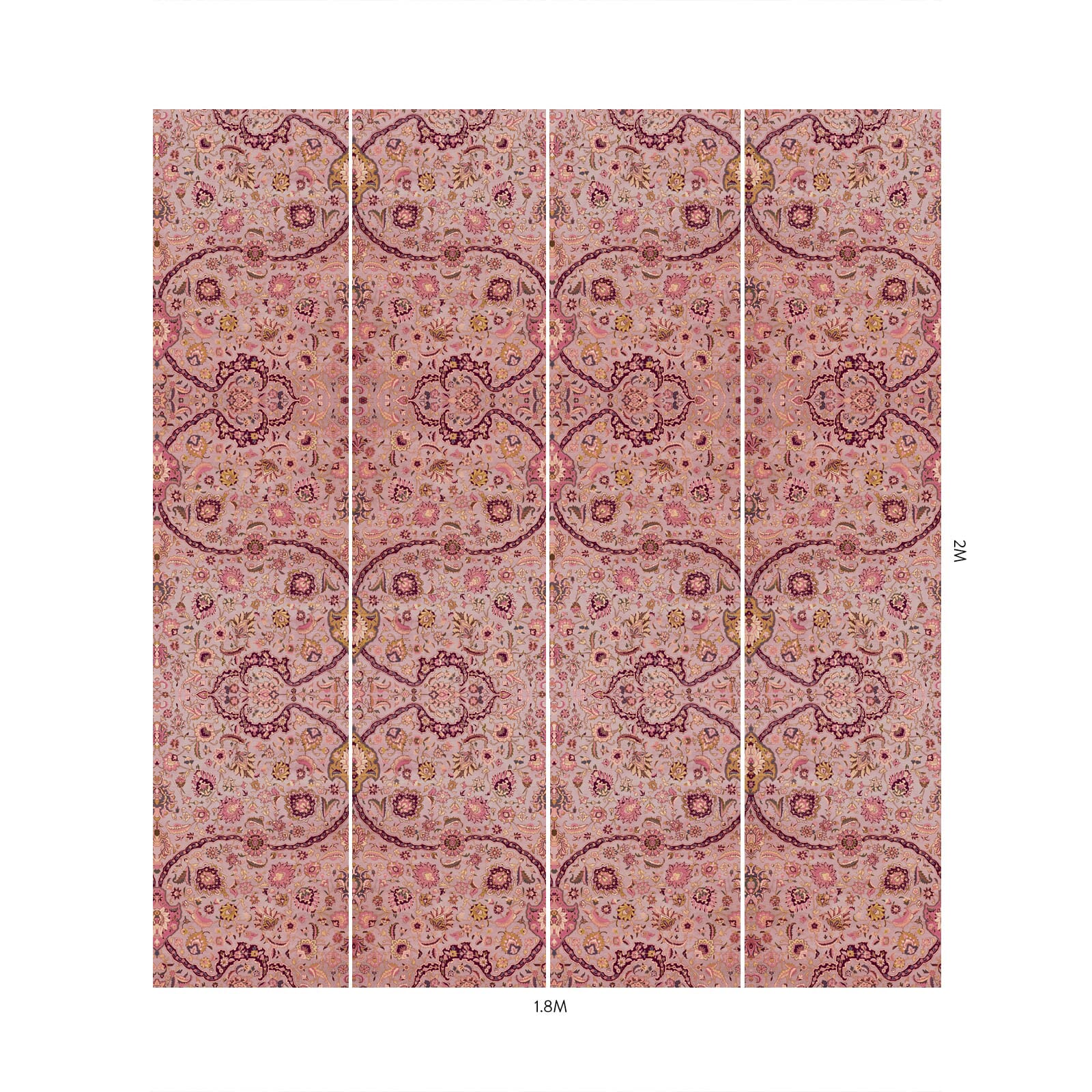 ZANJAN Wallpaper - Quartz Pink - Image 4